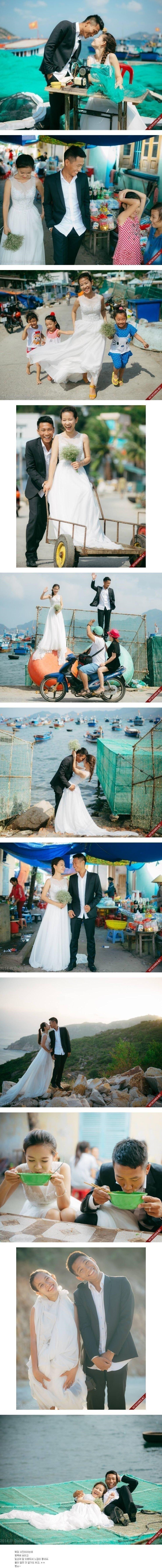 평범한 베트남 신혼부부의 웨딩촬영현장.jpg