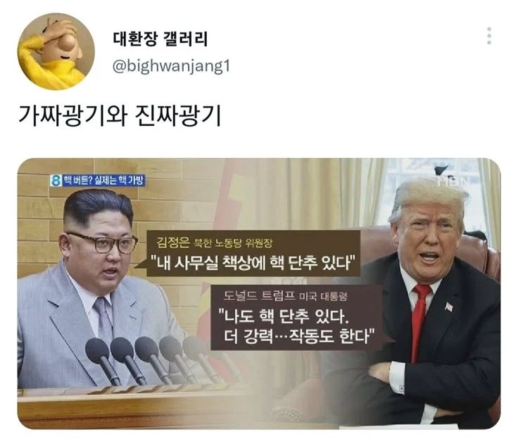 가짜광기 vs 진짜광기