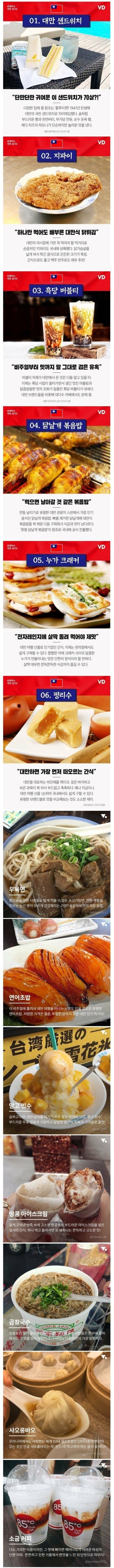 간단히 보는 대만의 대표 음식들.jpg