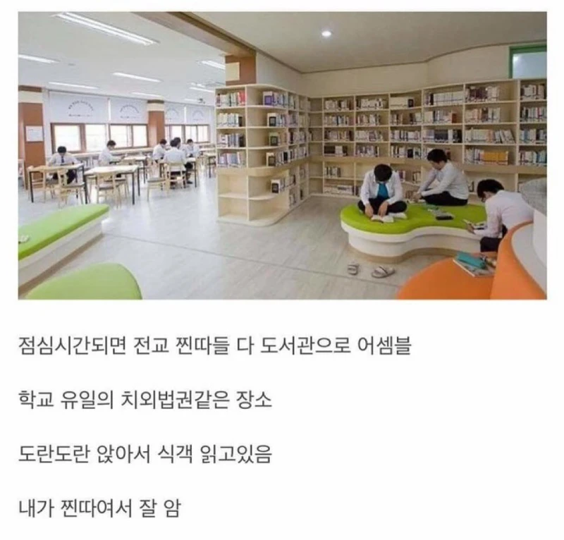 학교 도서관 특징