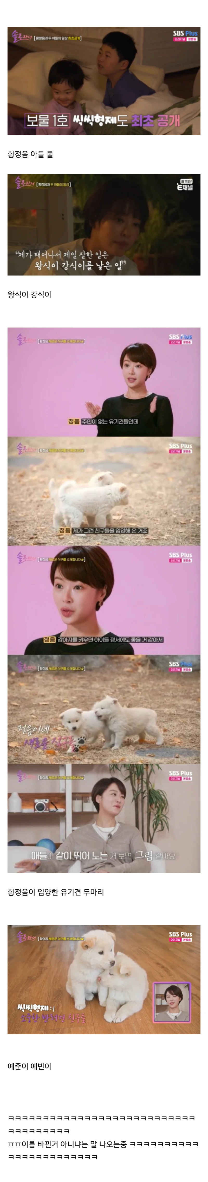 두 아들맘 황정음에게 의문을 갖게 되는 부분ㄷㄷㄷ
