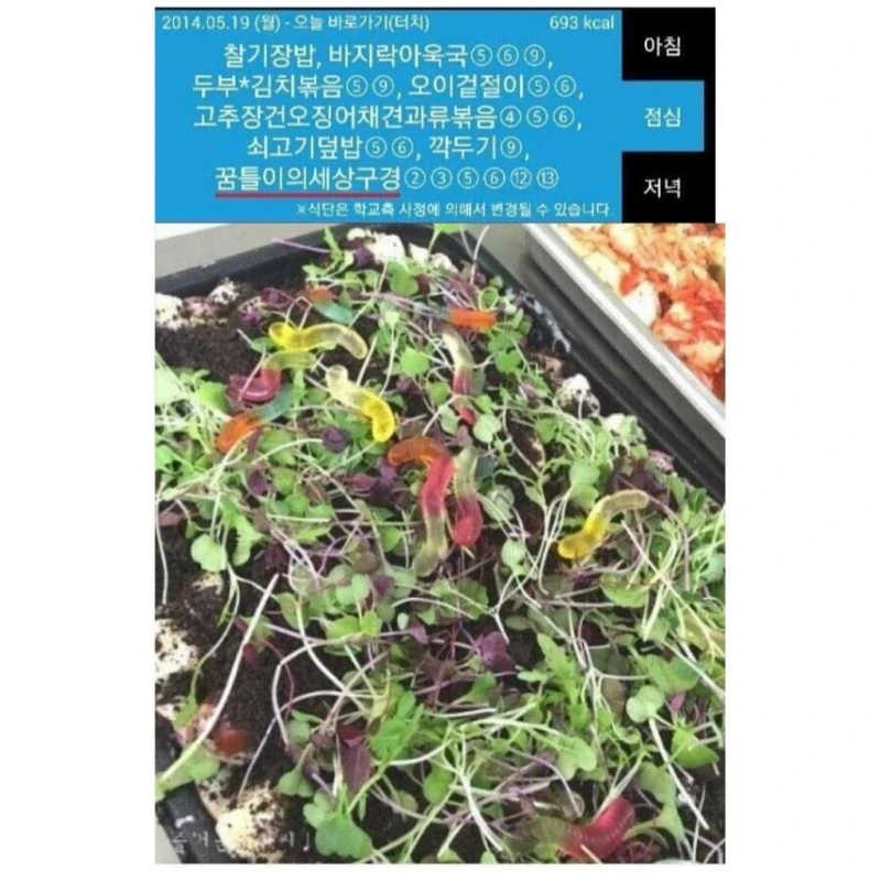 자퇴 마렵게 만드는 학교 급식-3