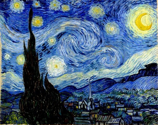 고흐 그림 볼때마다 이렇게 물감을 쓰니까 돈이 없지...-6