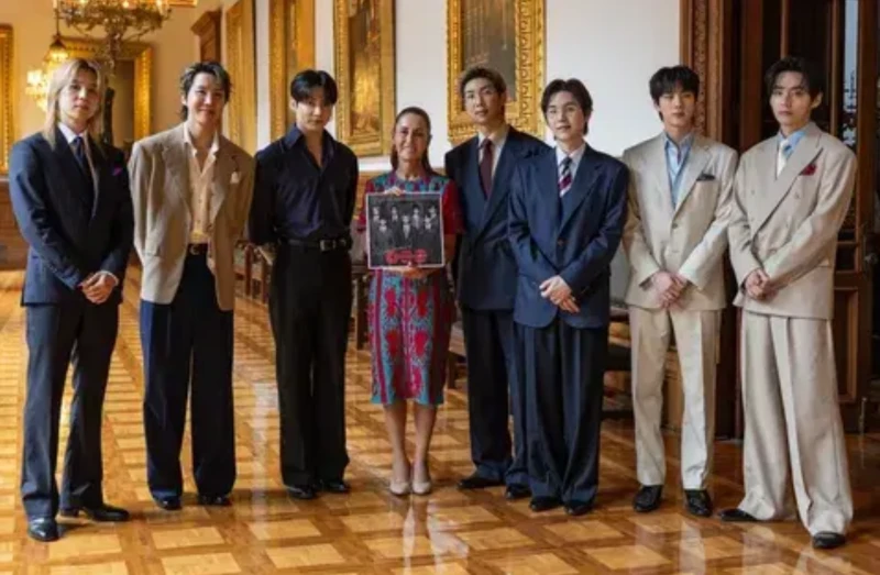 멕시코에 간 BTS