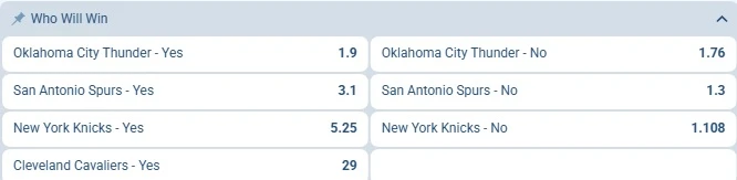 NBA 파이널일정 및 우승팀 배당률-2