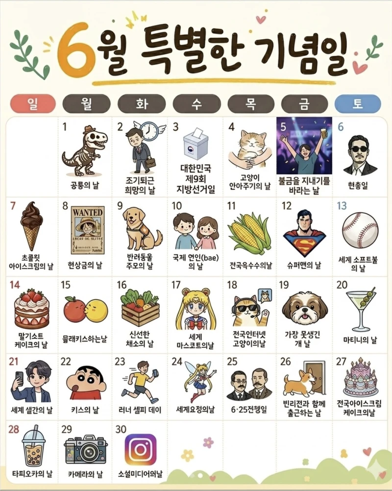 6월의 기념일