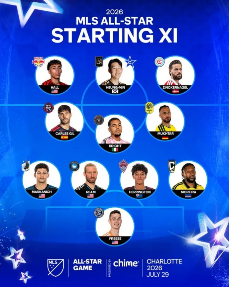 mls all star 선발 라인업