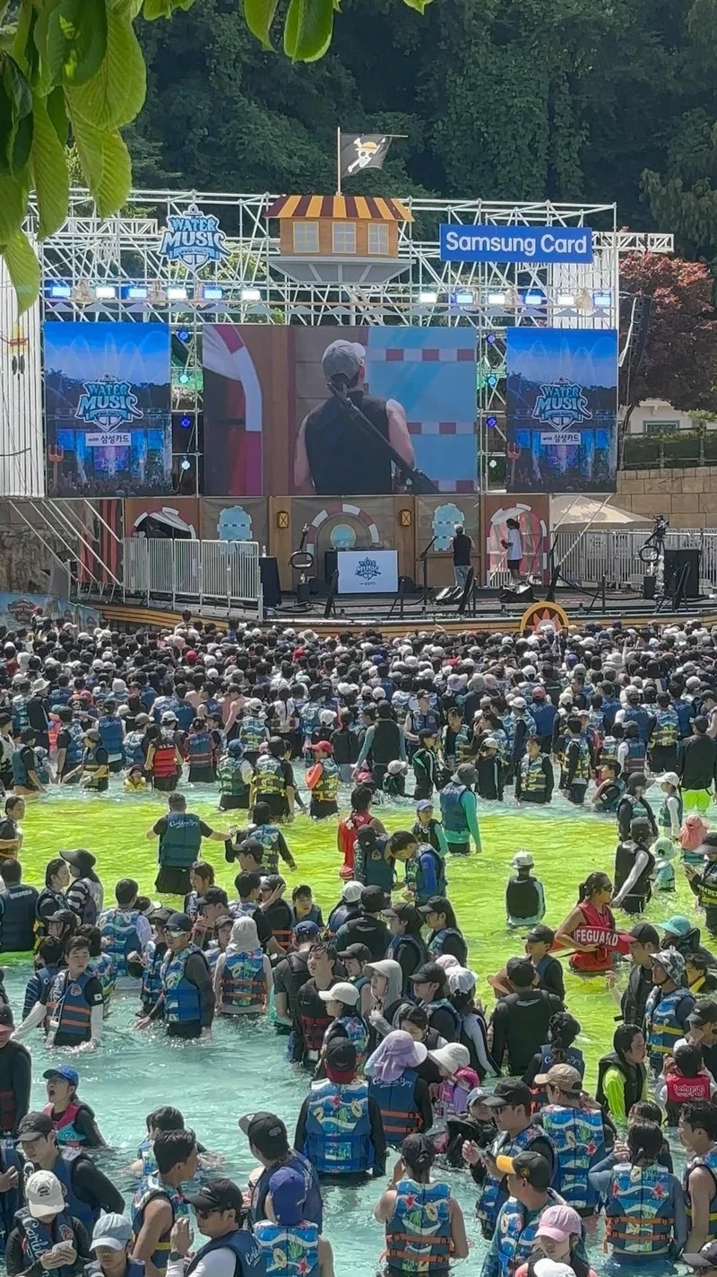 캐리비안베이 어제상황-4