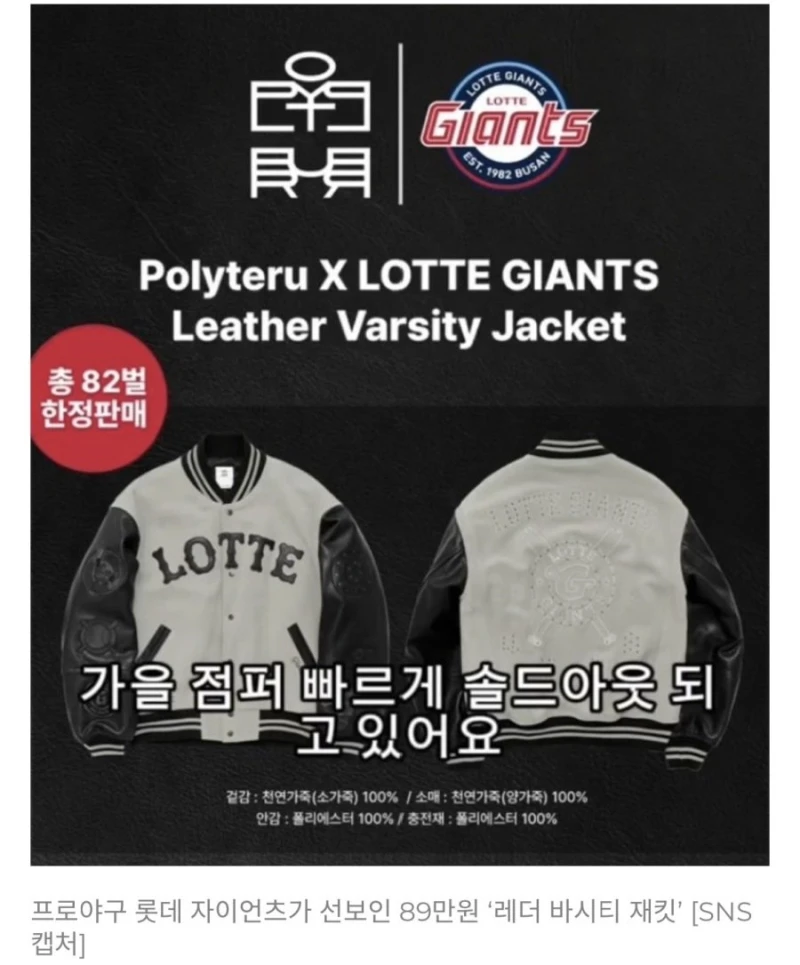 89만원짜리 롯데 굿즈.