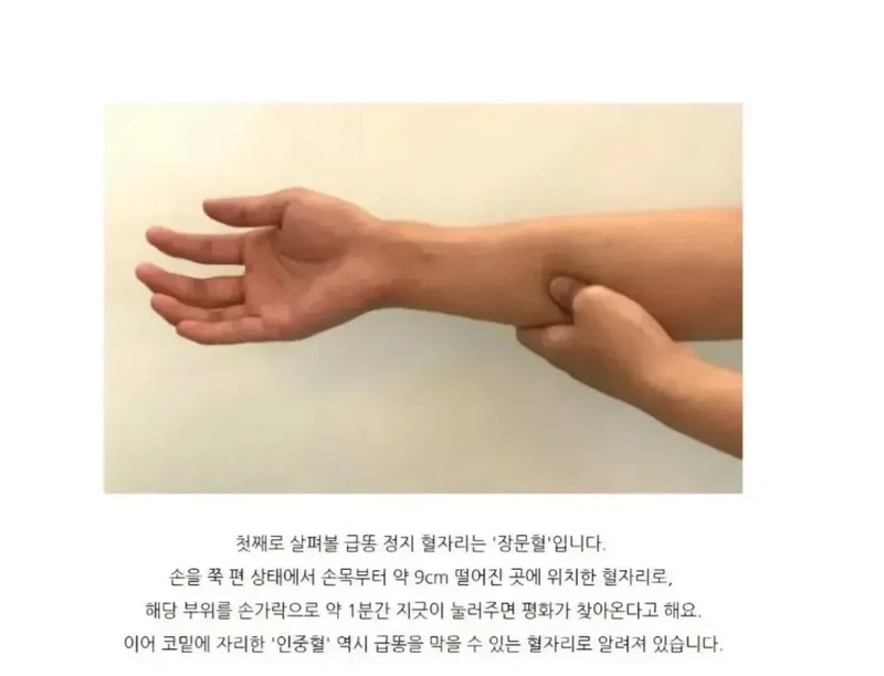 급똥 방지하는 '장문혈' 레전드 후기