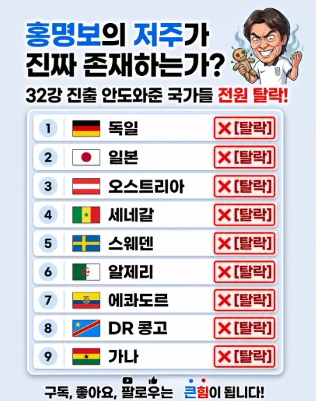 홍명보 의  저주?
