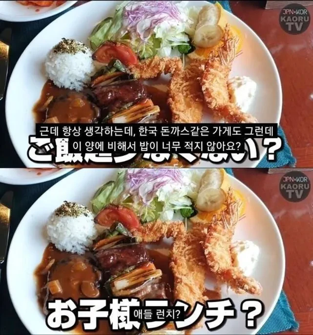 일본인이 말하는 한국 돈까스 특)