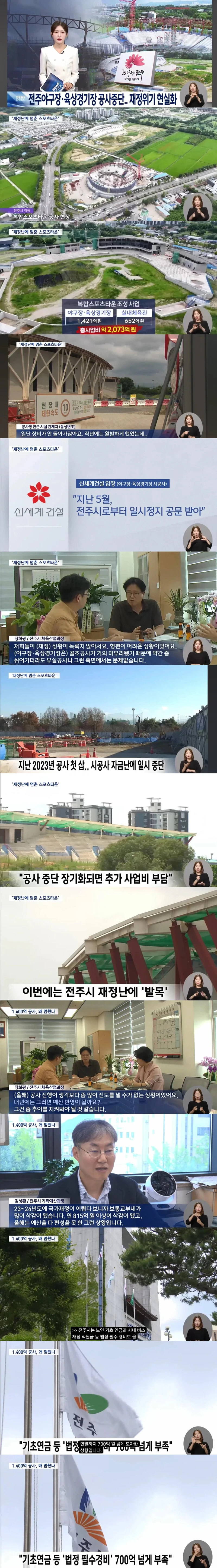노답인 현재 전주시 재정 상황