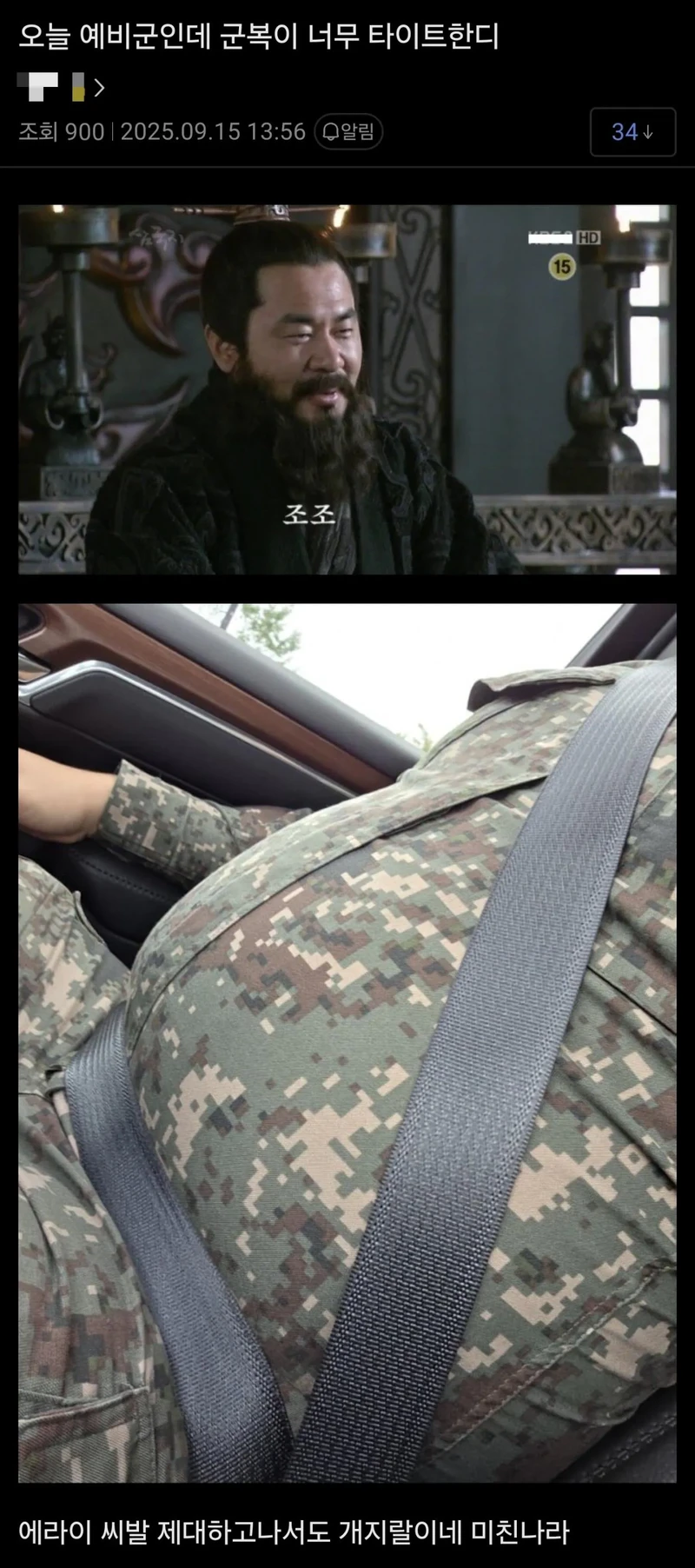 예비군 가는 디씨인