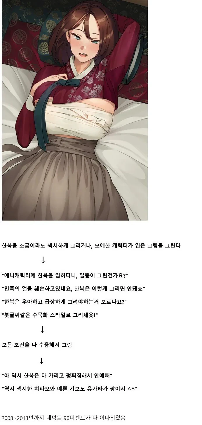 서브컬쳐에서 한복이 발전 못한 이유-2
