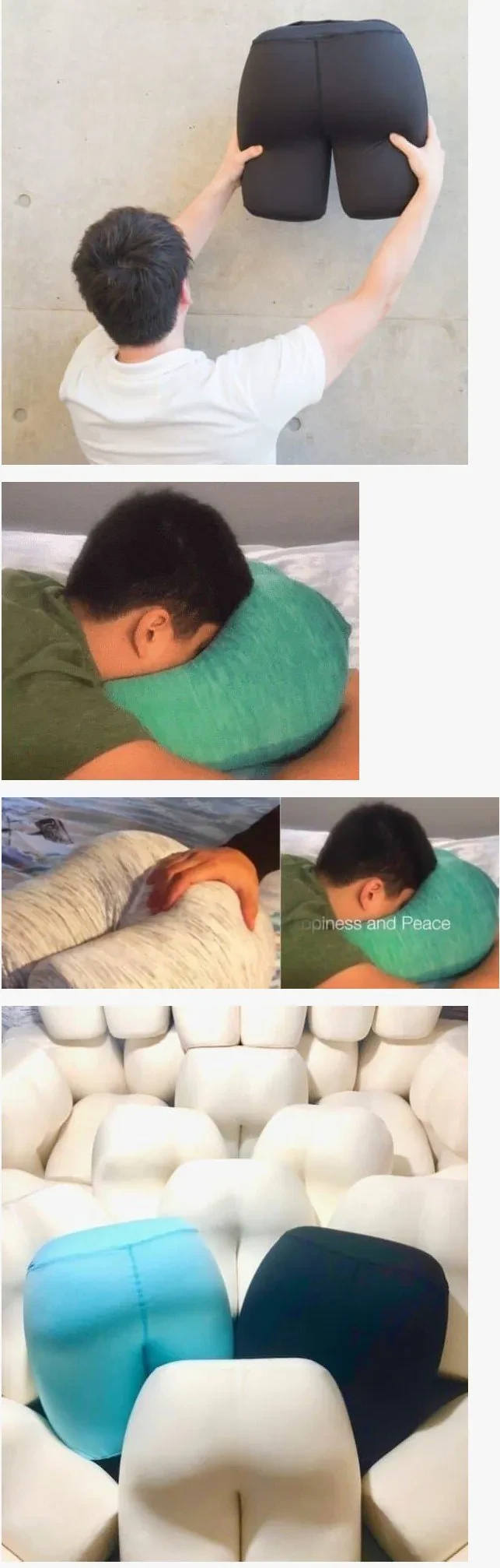 일본에서 잘 팔린다는 엉덩이 코박죽 쿠션