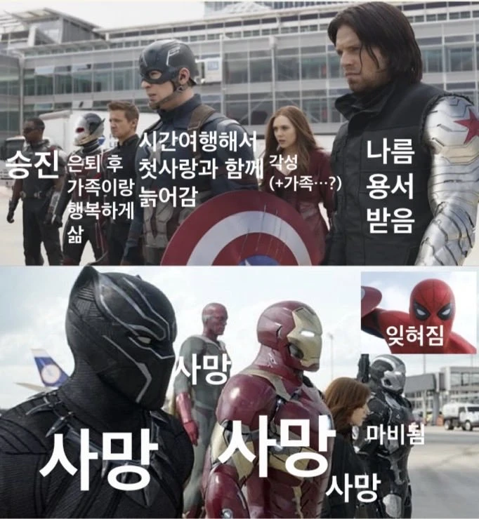 다르게 보이는 캡틴 아메리카:시빌 워-2