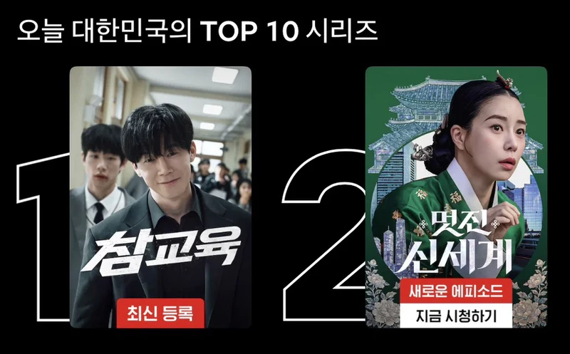 넷플릭스 글로벌 1위 먹기가 힘든 이유