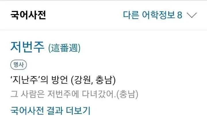 의외로 방언인 말