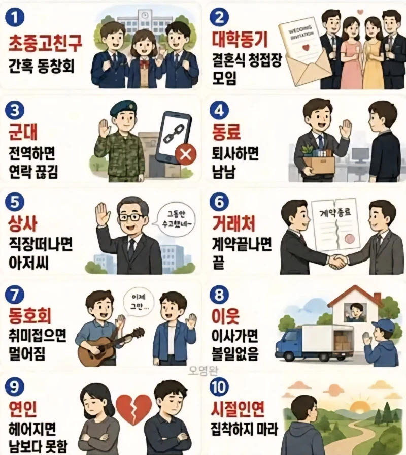 인간관계 의미없는 이유
