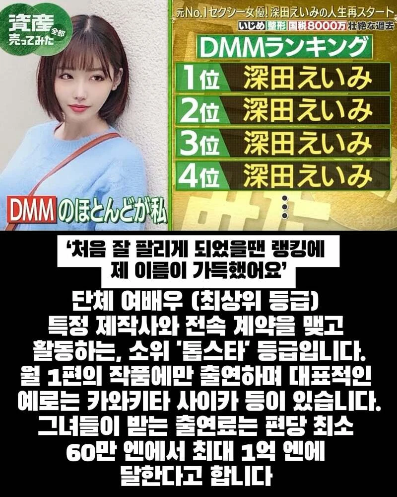 av배우가 알려주는 작품당 가격-3