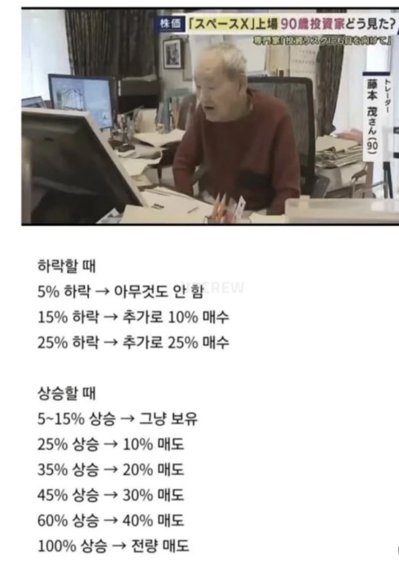 주식으로 240억 번 일본 할아버지의 비법