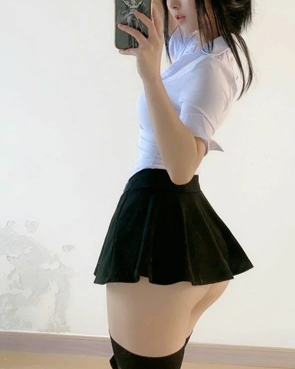 야해보인다는 치마길이-5