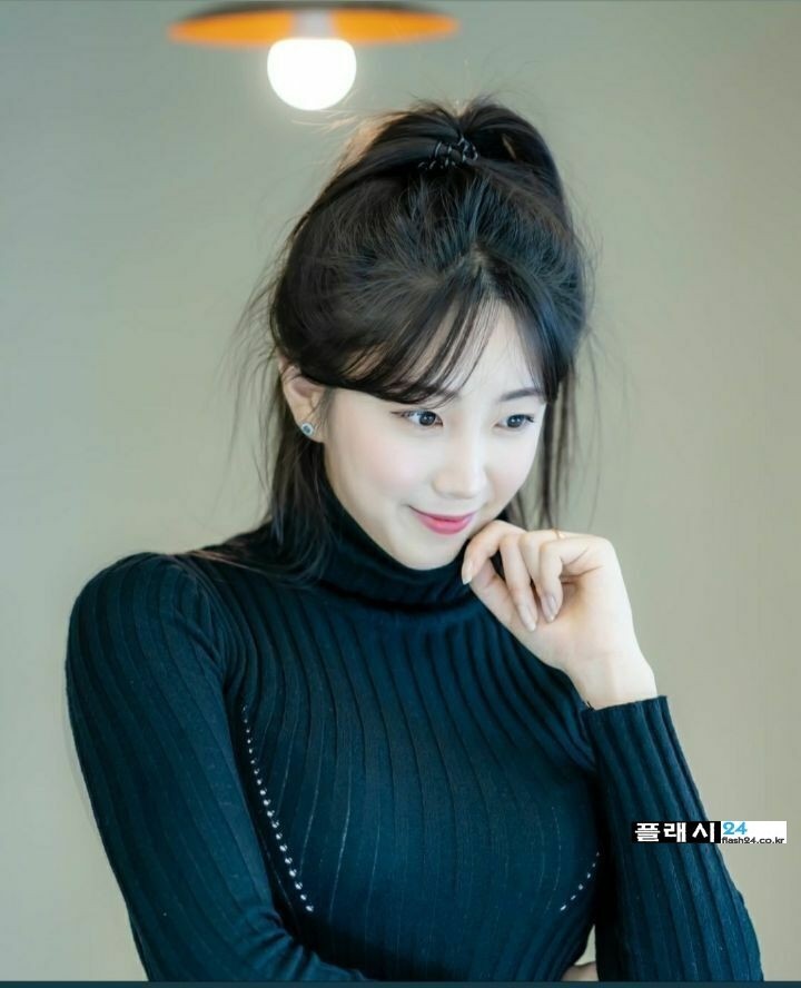 S라인 안지현 치어리더 골지원피스-2