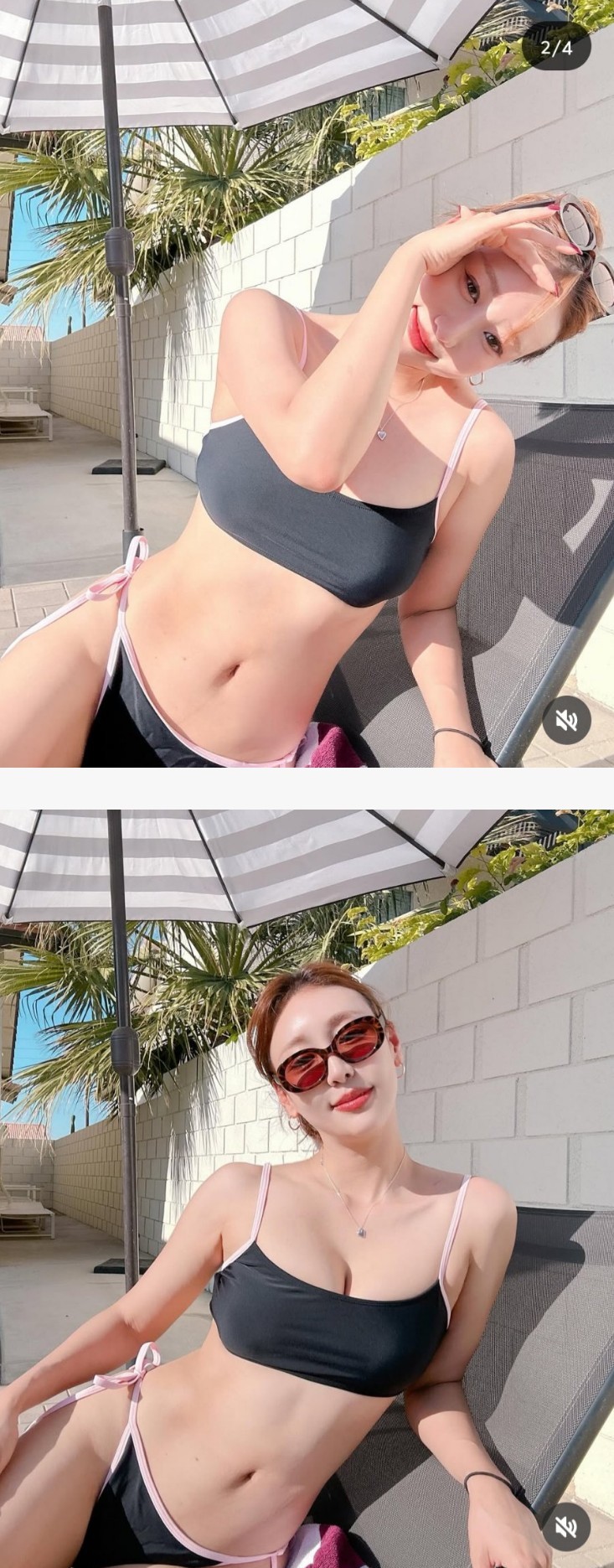 박지영 아나운서 비키니 사진 또 올림