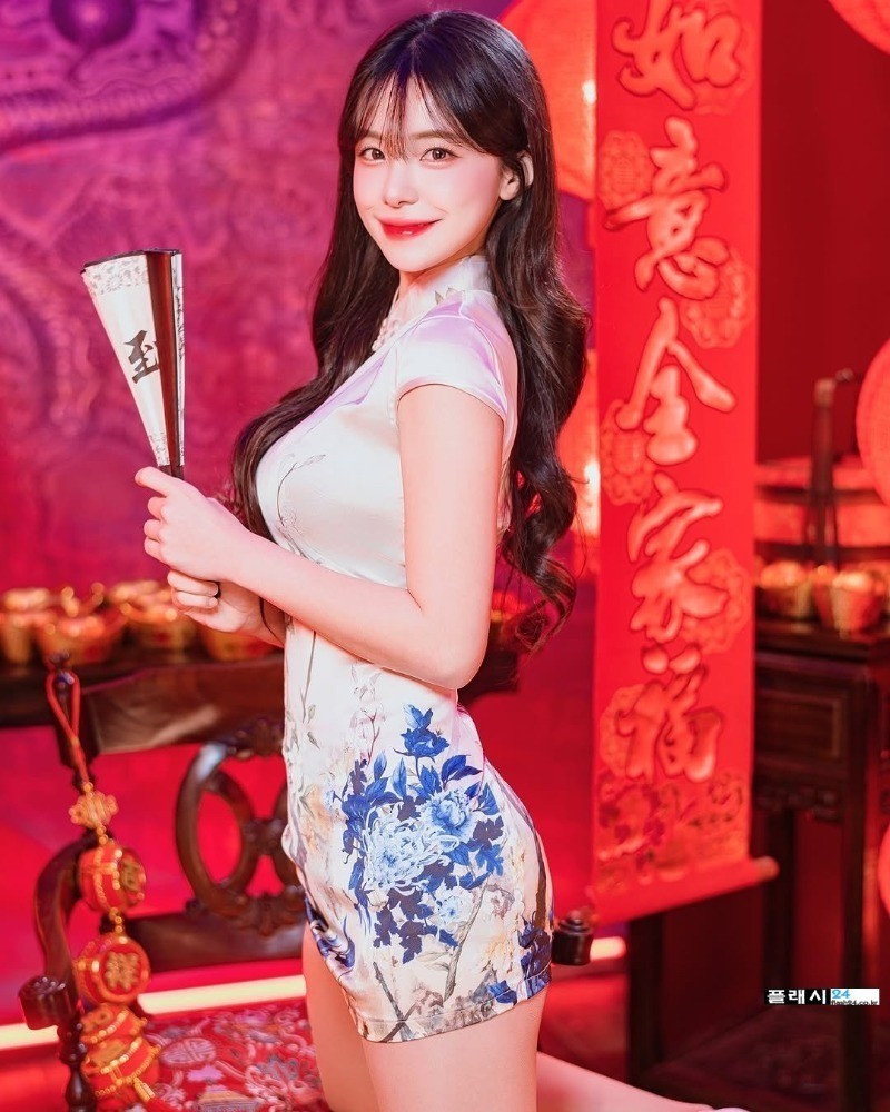 ㅇㅎ)이다혜 치어리더 치파오-5