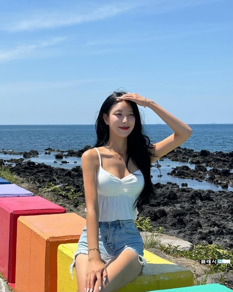 피지컬 장난없는 원민주 치어리더-14