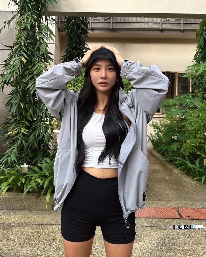 디아나 이봄이 레이싱모델 바이커쇼츠-3