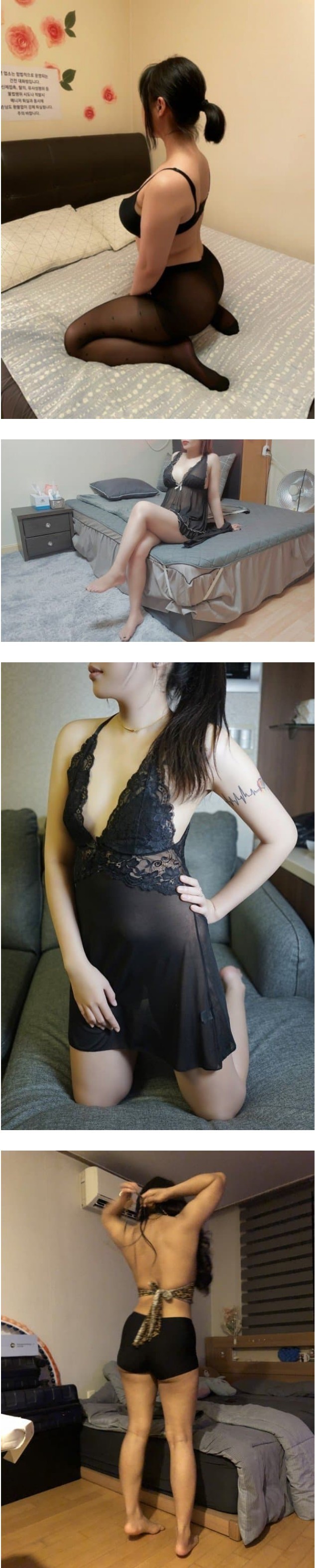 손님 기다리는 업소녀들