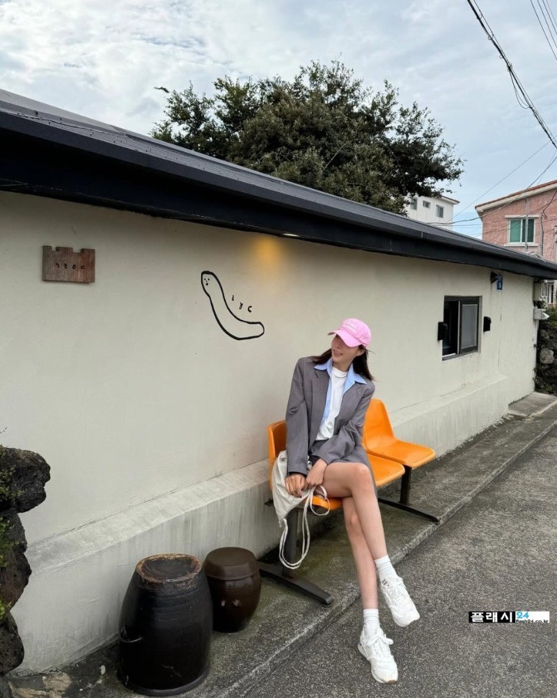 레이싱모델 유다솜 데이트 여친룩