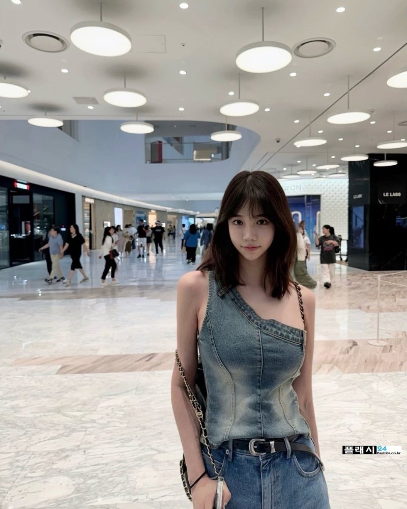 레이싱모델 유다솜 데이트 여친룩-6