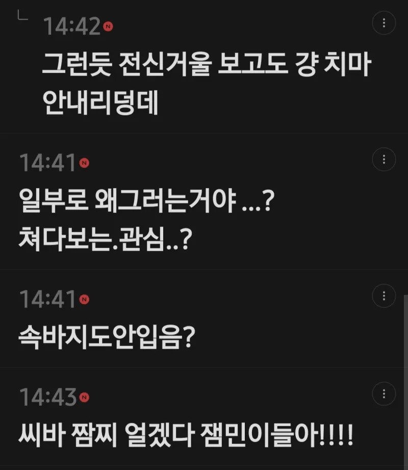 엉밑살 노출하는 여고생들을 보는 여초 회원들의 생각-3