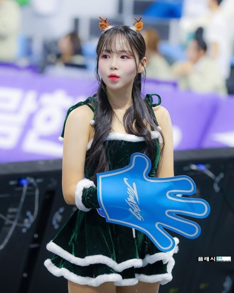 ㅇㅎ)인천공항 점보스 치어리더 문혜진 청량감-9