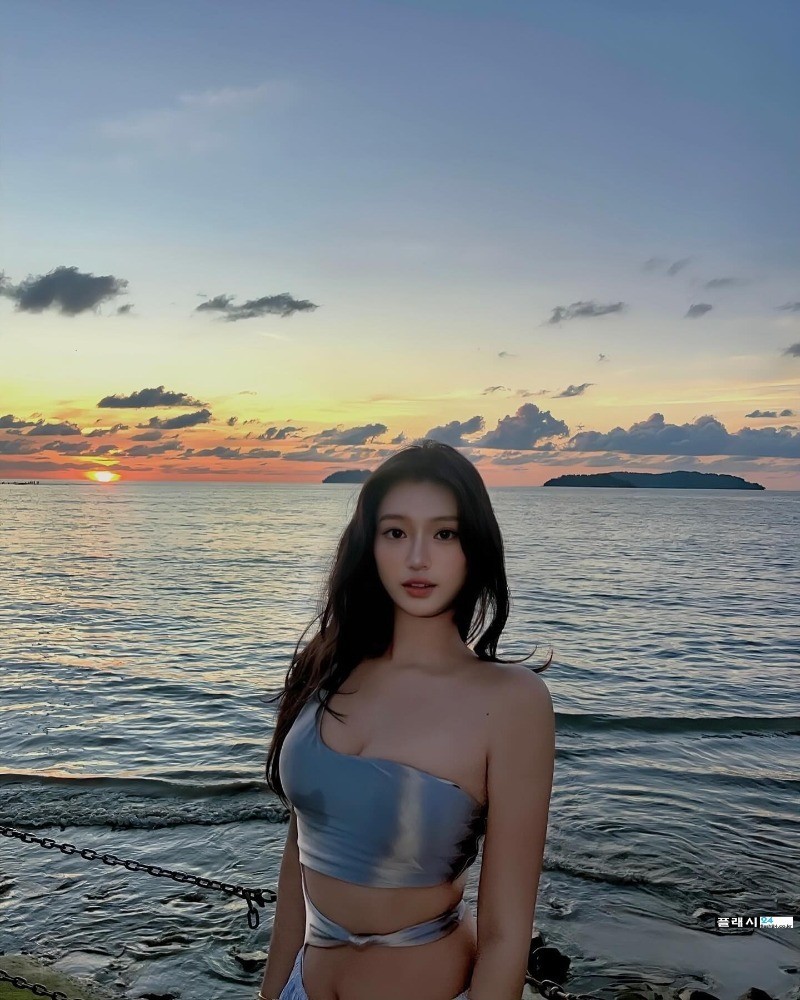 ㅇㅎ)해변에서 연락처 엄처 따이겠다-6