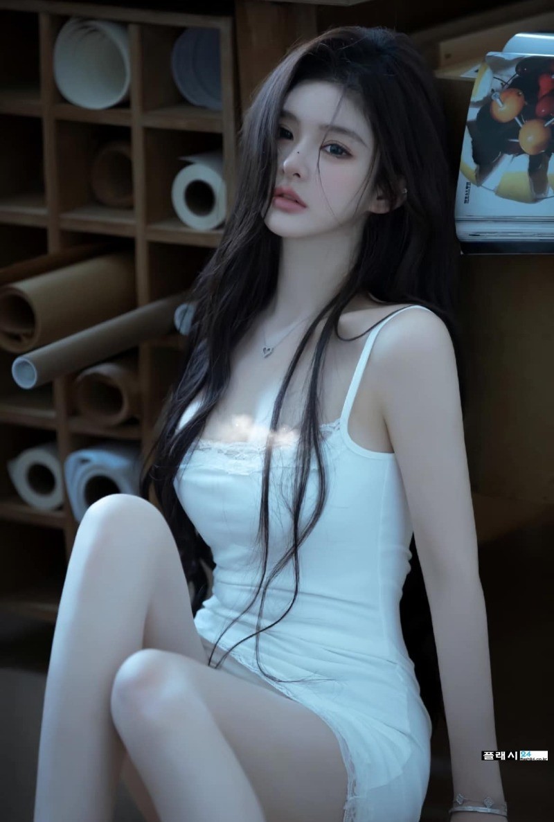 ㅇㅎ)도서관에서 밤새 공부한 여학생 옷차림-2