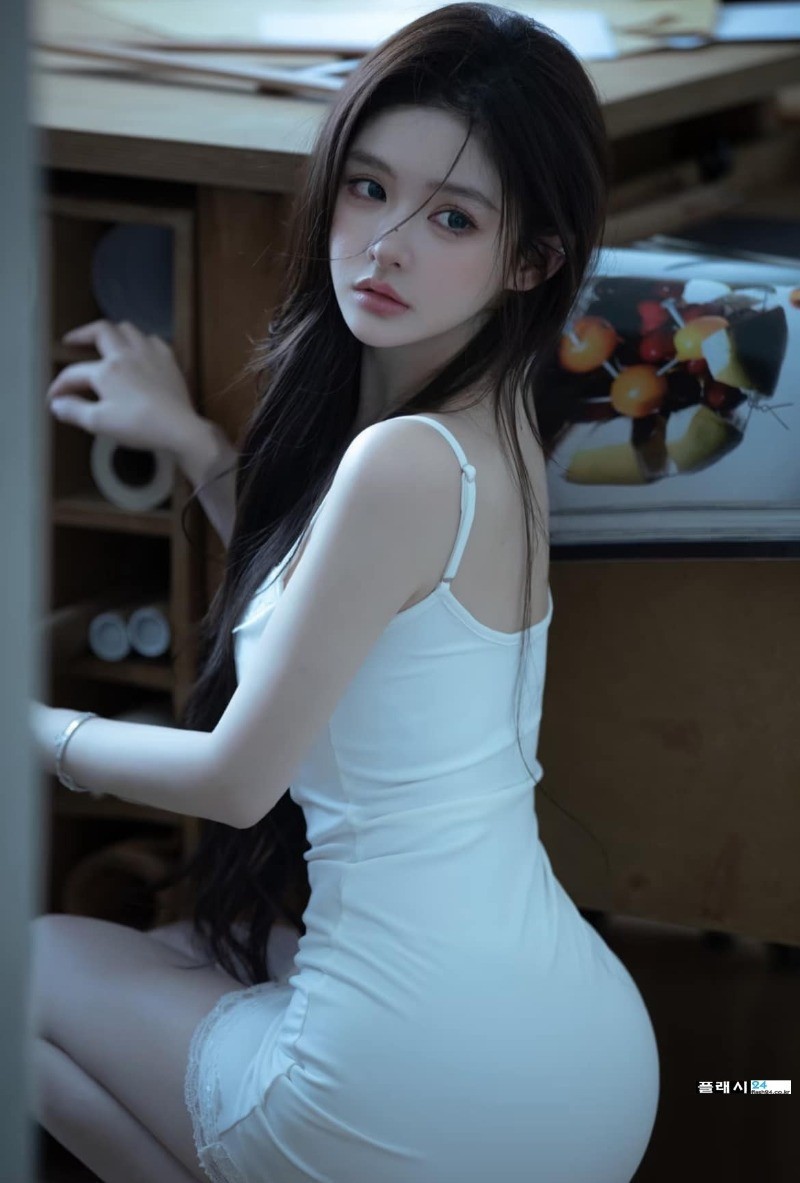 ㅇㅎ)도서관에서 밤새 공부한 여학생 옷차림-7