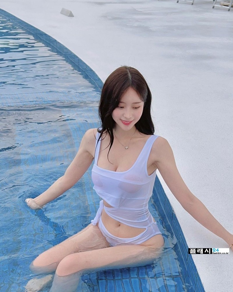 bj 뀨우 속이 비치는 수영복-7