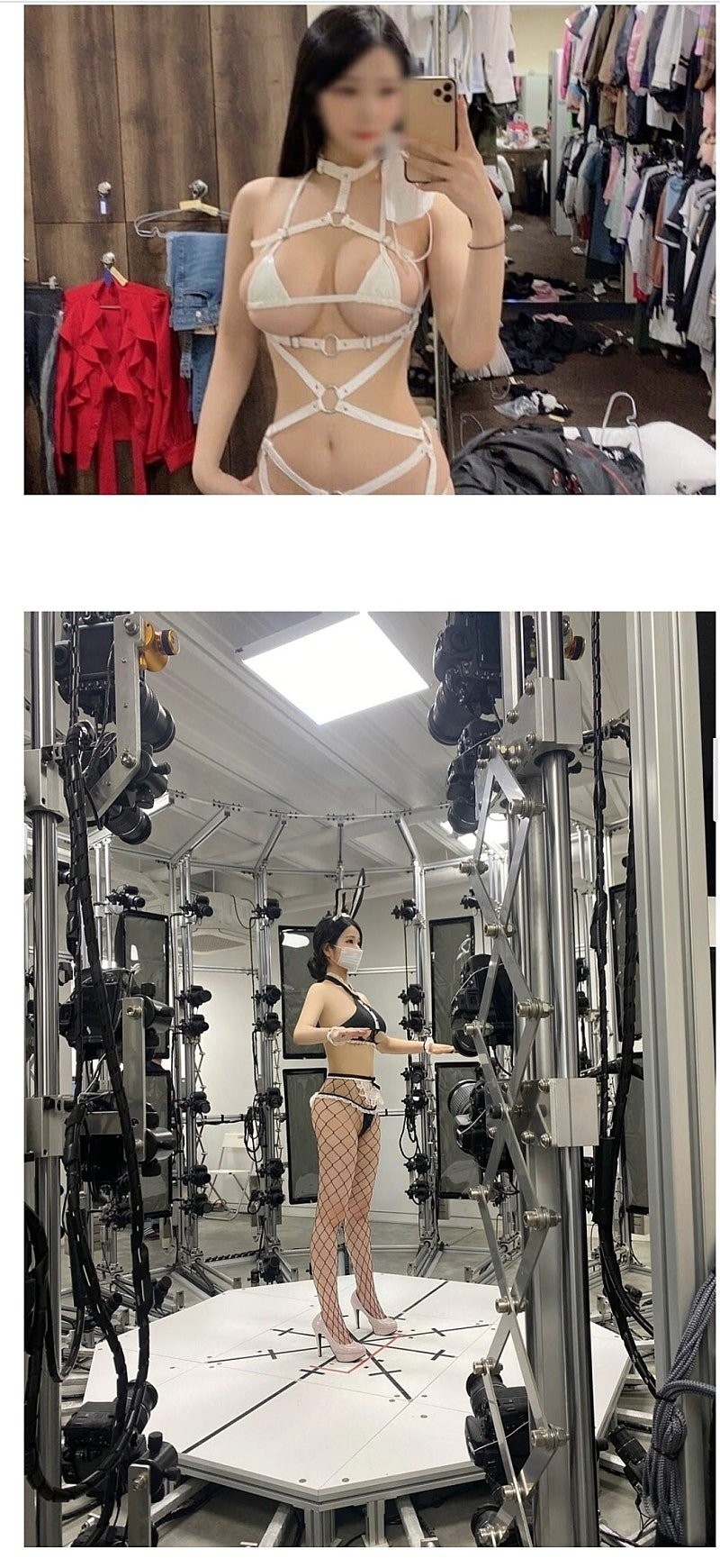 스텔라 블레이드 추가 복장 작업중이라는 모델녀 몸매 ㄷㄷ