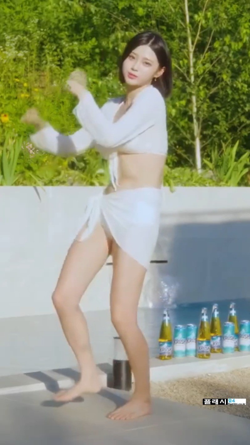 장은비 풀빌라 수영복 댄스-3