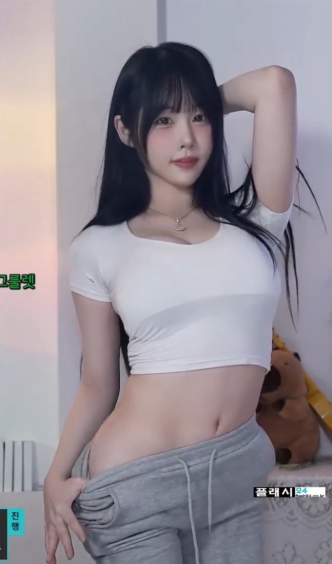트레이닝복 입고 치골 보여주는 한갱-4