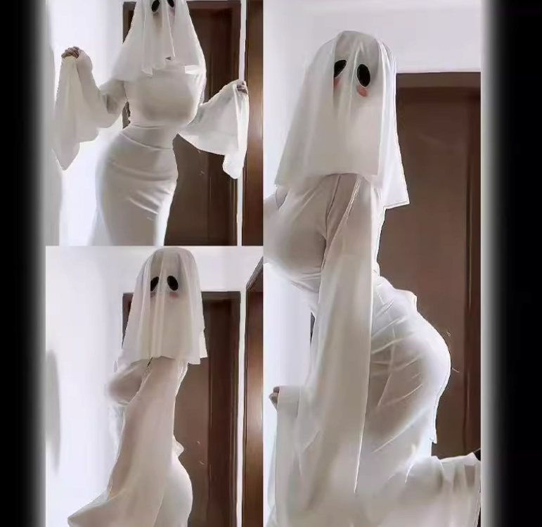 피지컬이 ㄹㅇ 압도적인 할로윈 코스프레녀-4