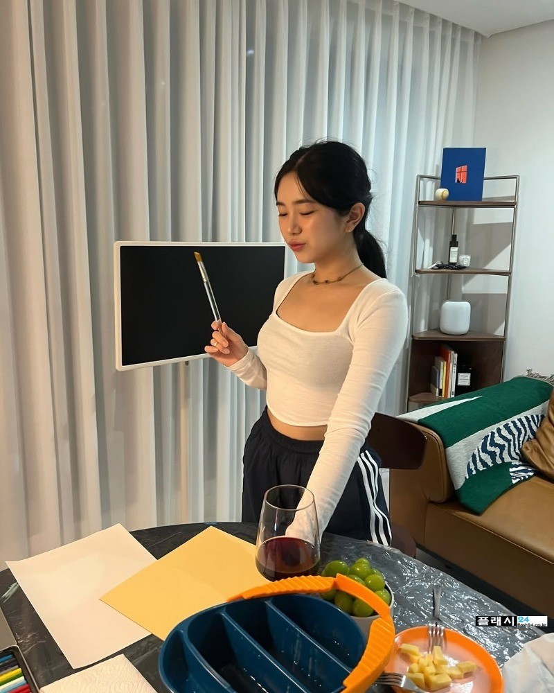 자꾸 어필하는 수비 레깅스