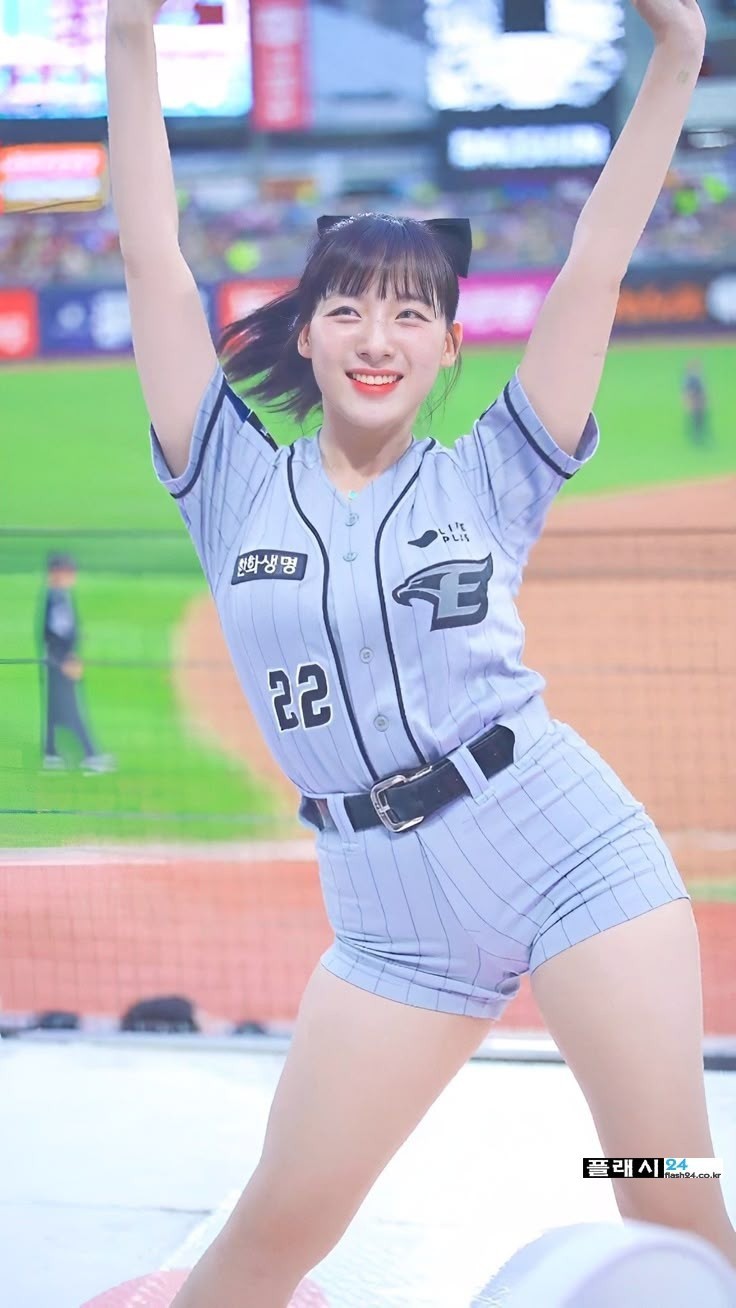 ㅇㅎ)하지원 치어리더 건강한 하체-3