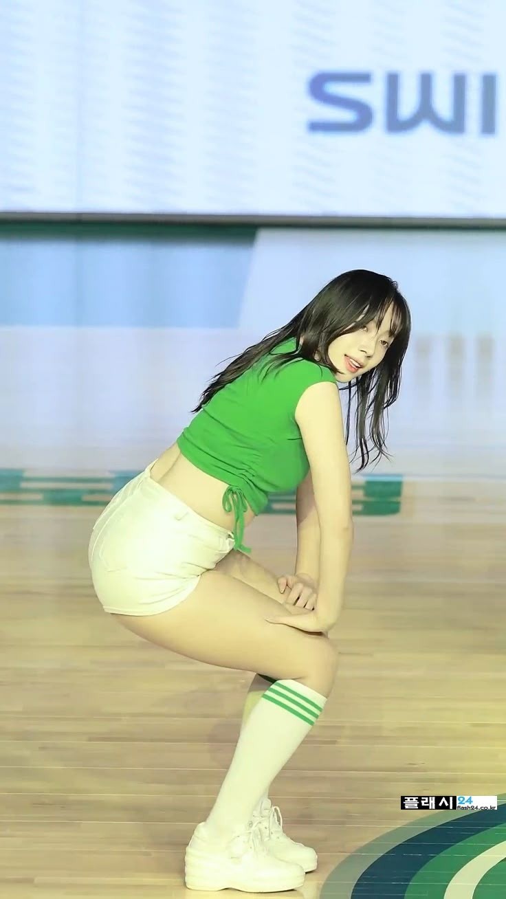 ㅇㅎ)하지원 치어리더 건강한 하체-6