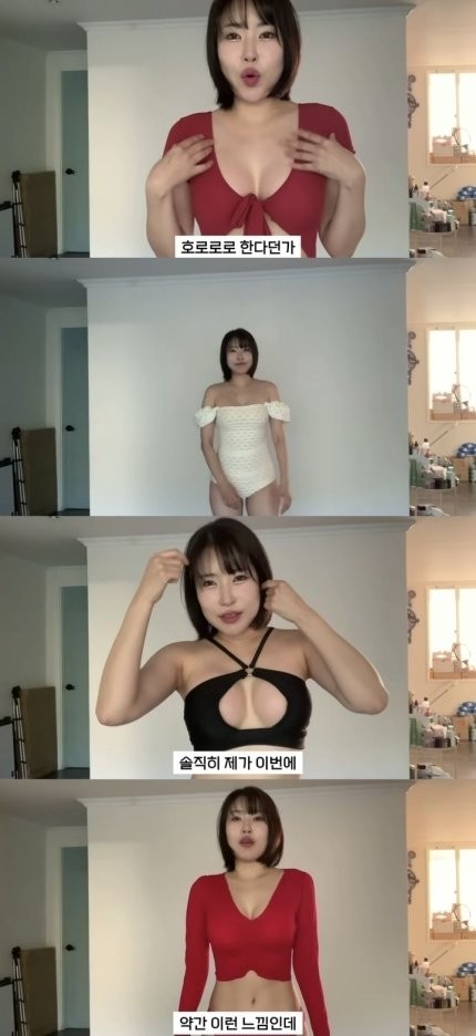 가슴 성형으로 A컵 -> E컵 됐다는 여자 연예인-2