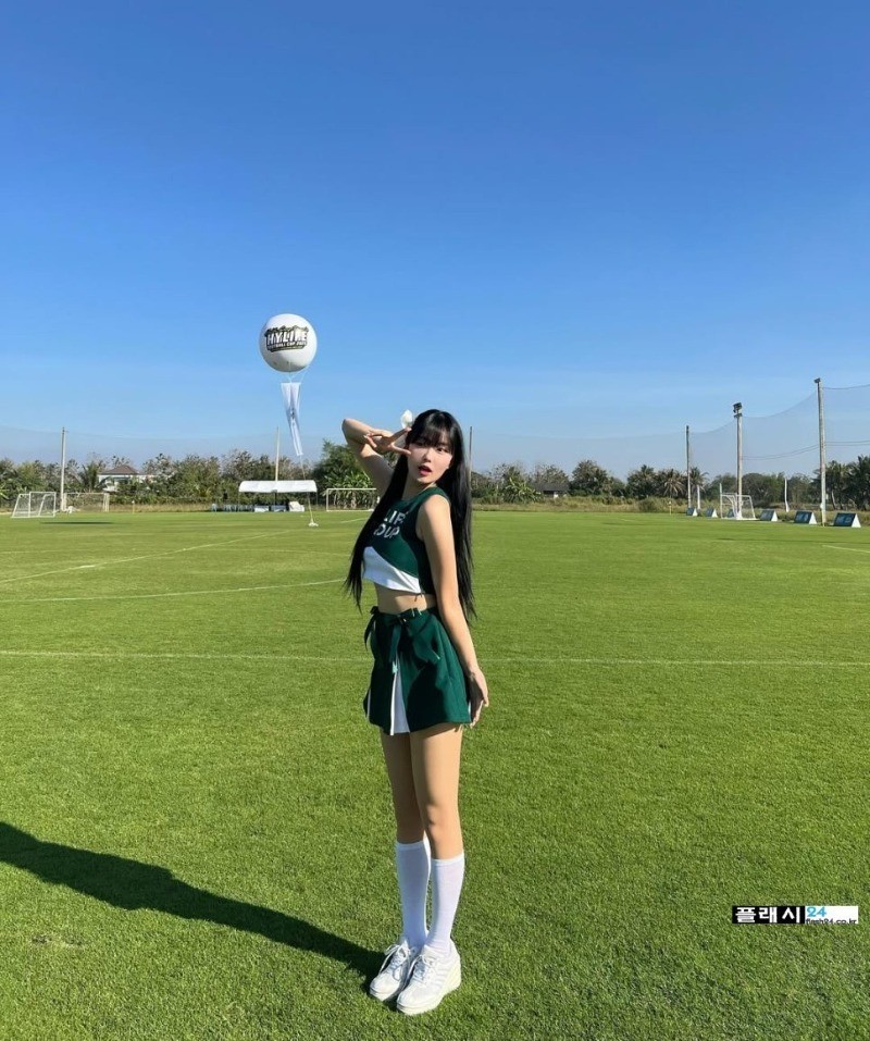 ㅇㅎ)치어리더 박슬비 탄탄한 흰팬츠-9